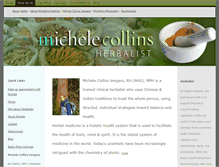 Tablet Screenshot of michelecollinsherbalist.com